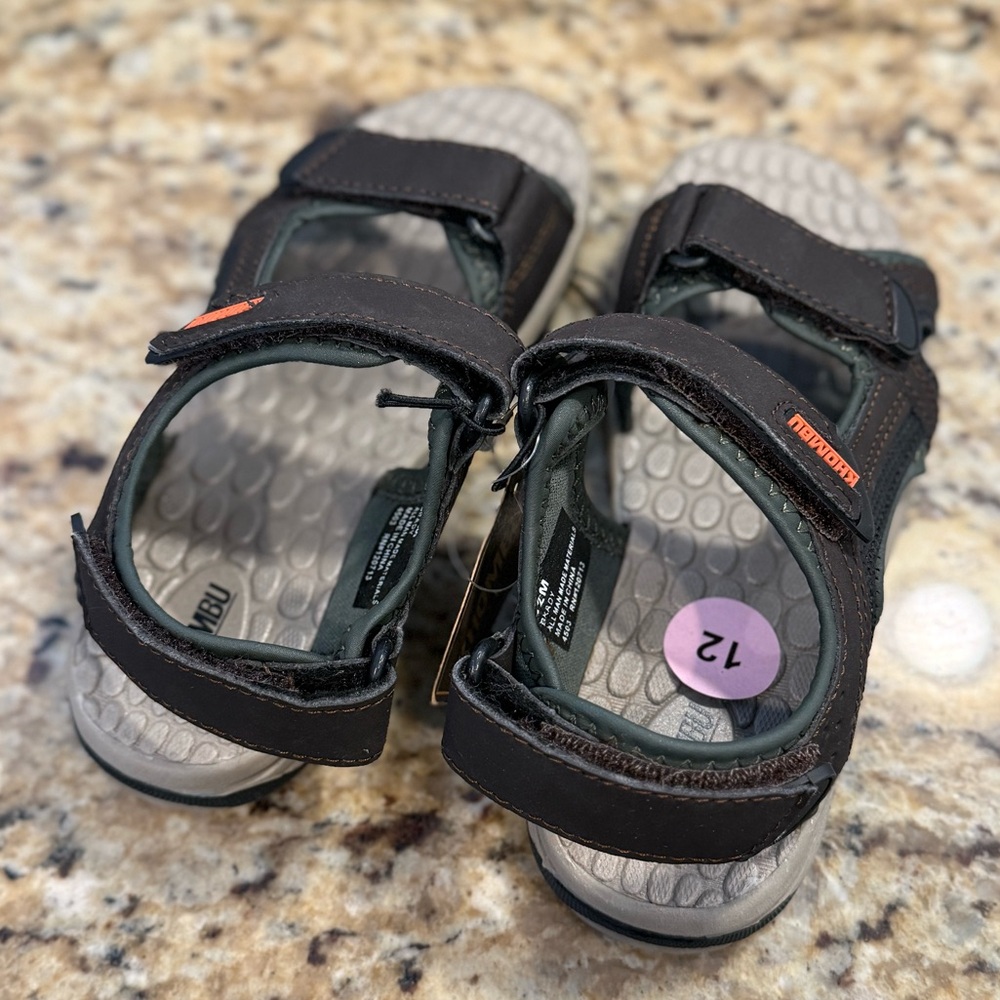 Khombu - Boys strappy sandals, Size 12 - Picture 3 of 5